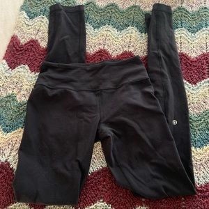 Lululemon black leggings size 4